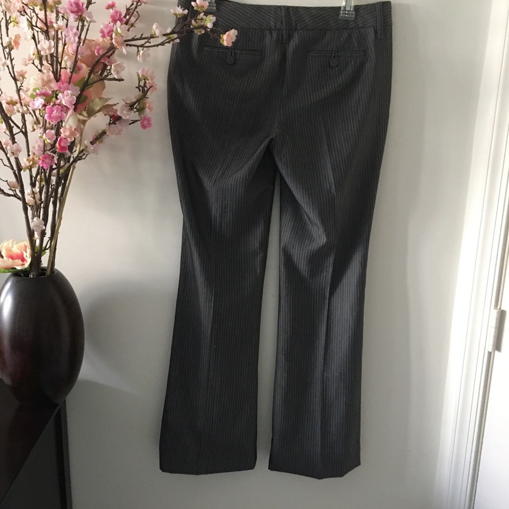 Bcbgeneration Gray Pinstriped Lightweight Pants 8 - image 2